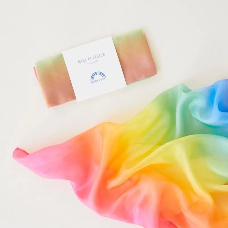 Mini Enchanted Playsilks: Rainbow