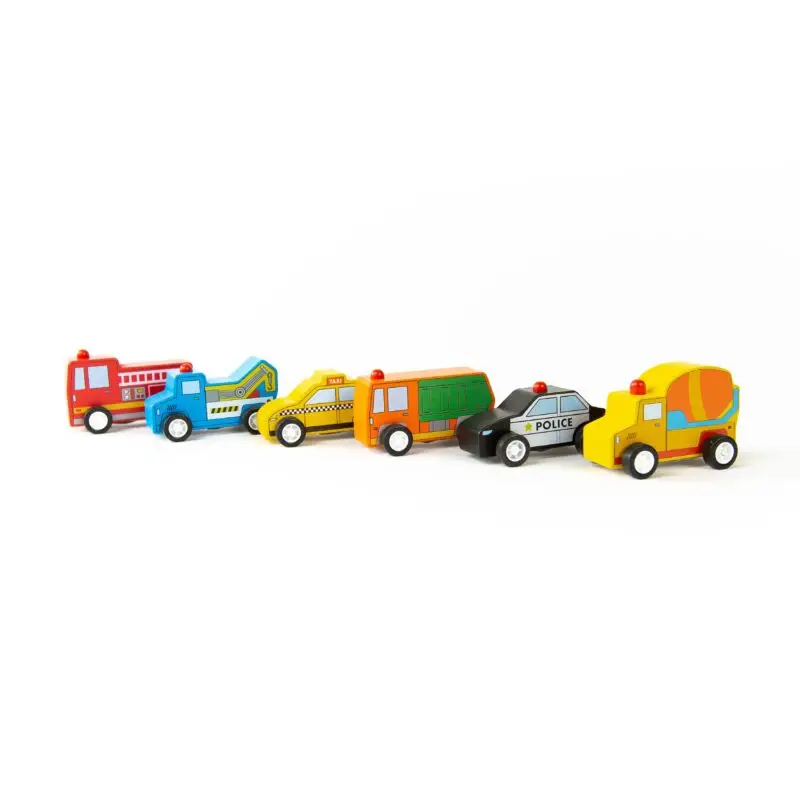 Pull Back Around Town Cars Refill - Set of 24
