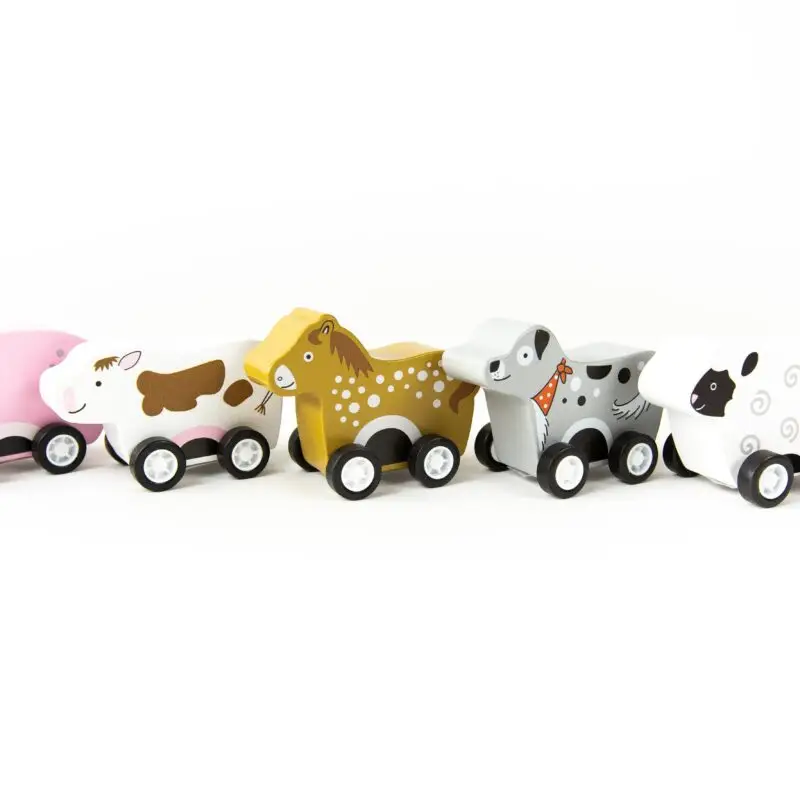 Pull Back Barnyard Animals Refill - Set of 20