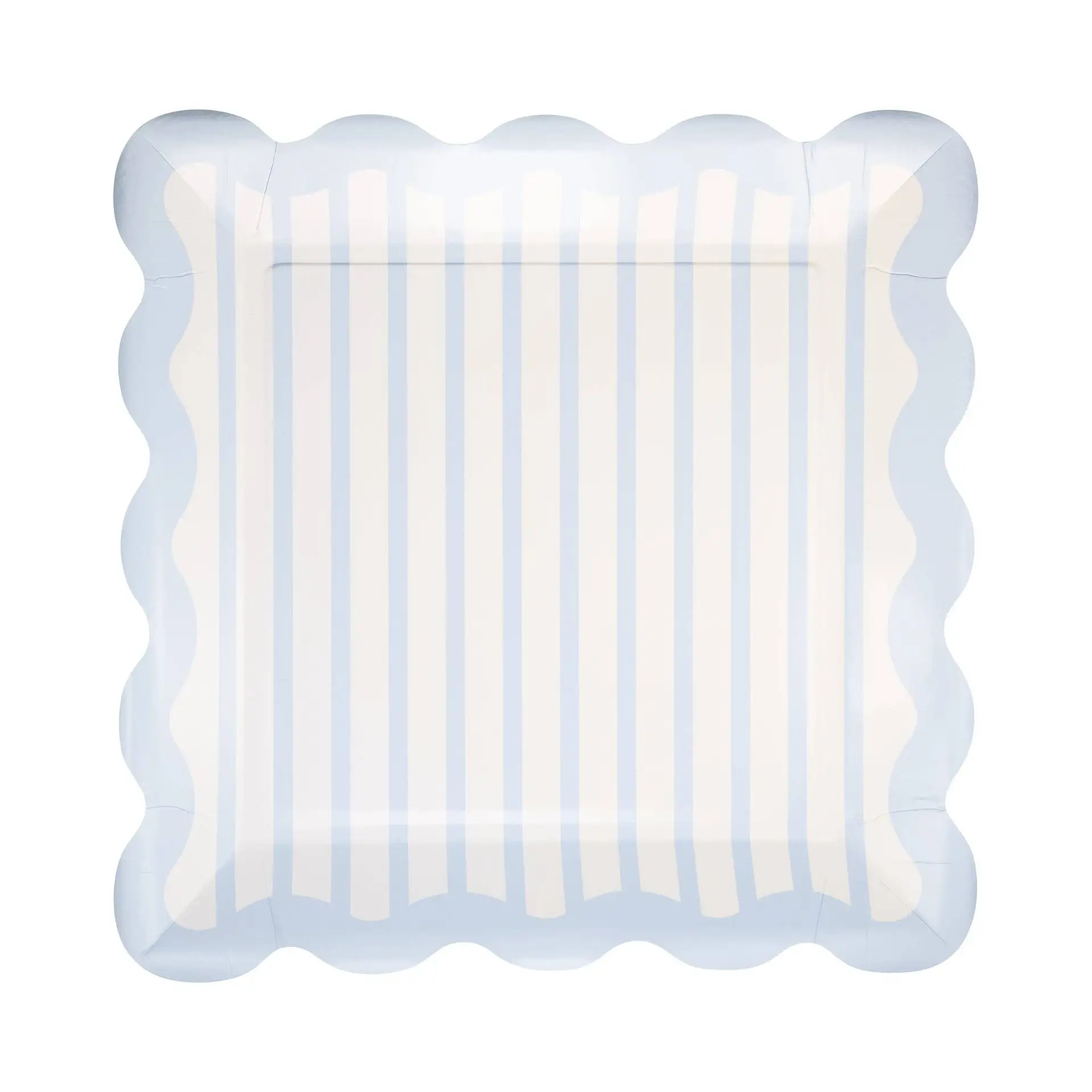 BAB1142 - Blue Striped 10" Plate