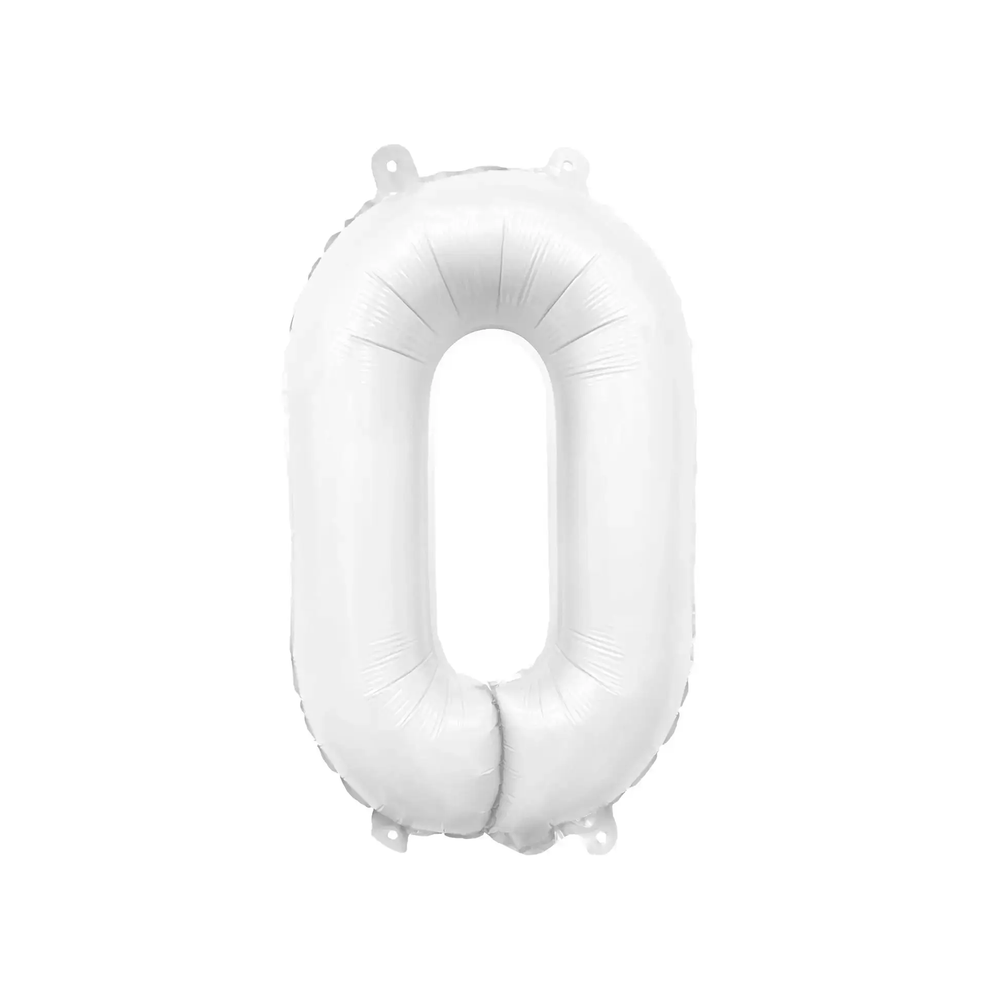 White Mylar Number Balloons (32 Inches): 0