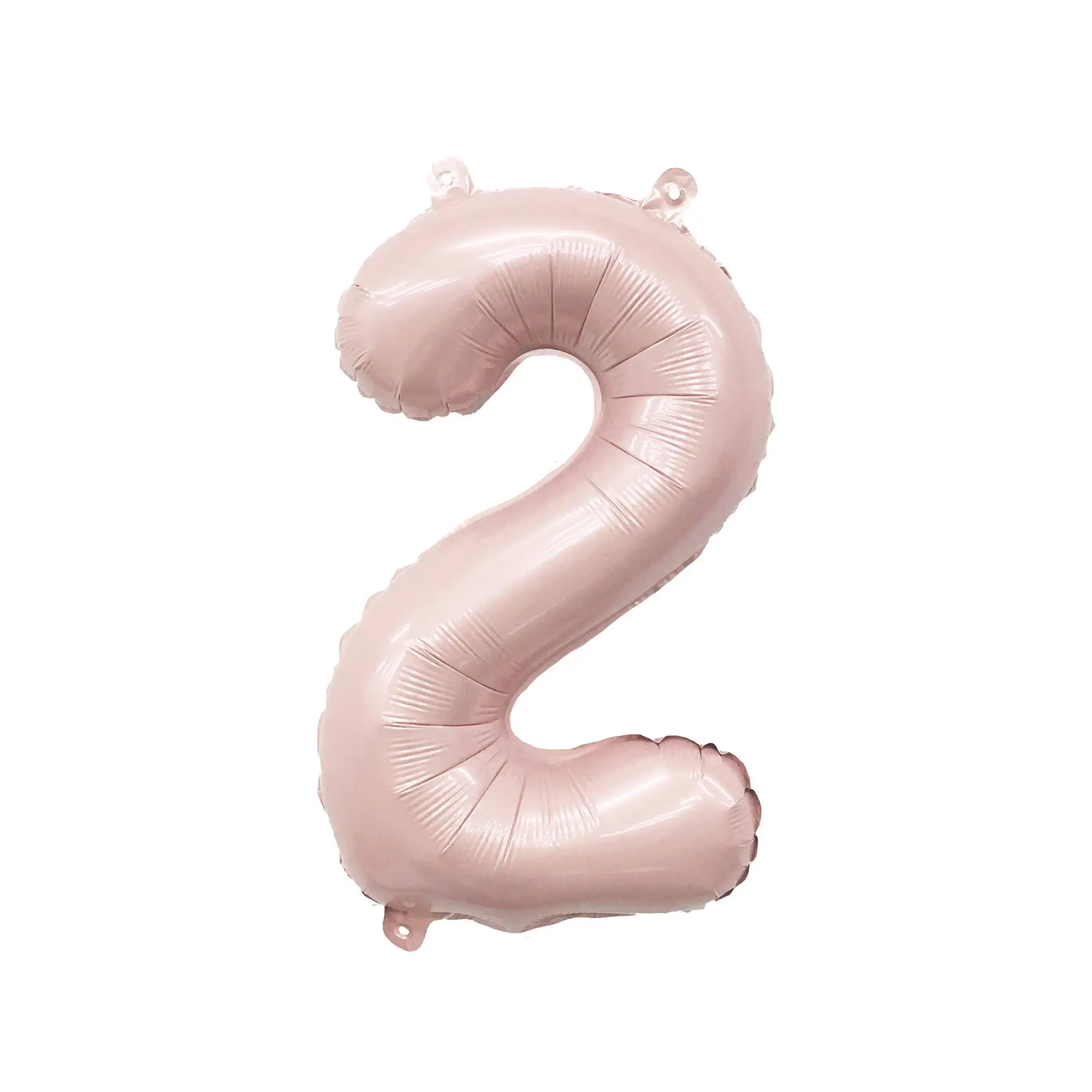 Barely Blush Mylar Number Balloons (32 Inches): 2