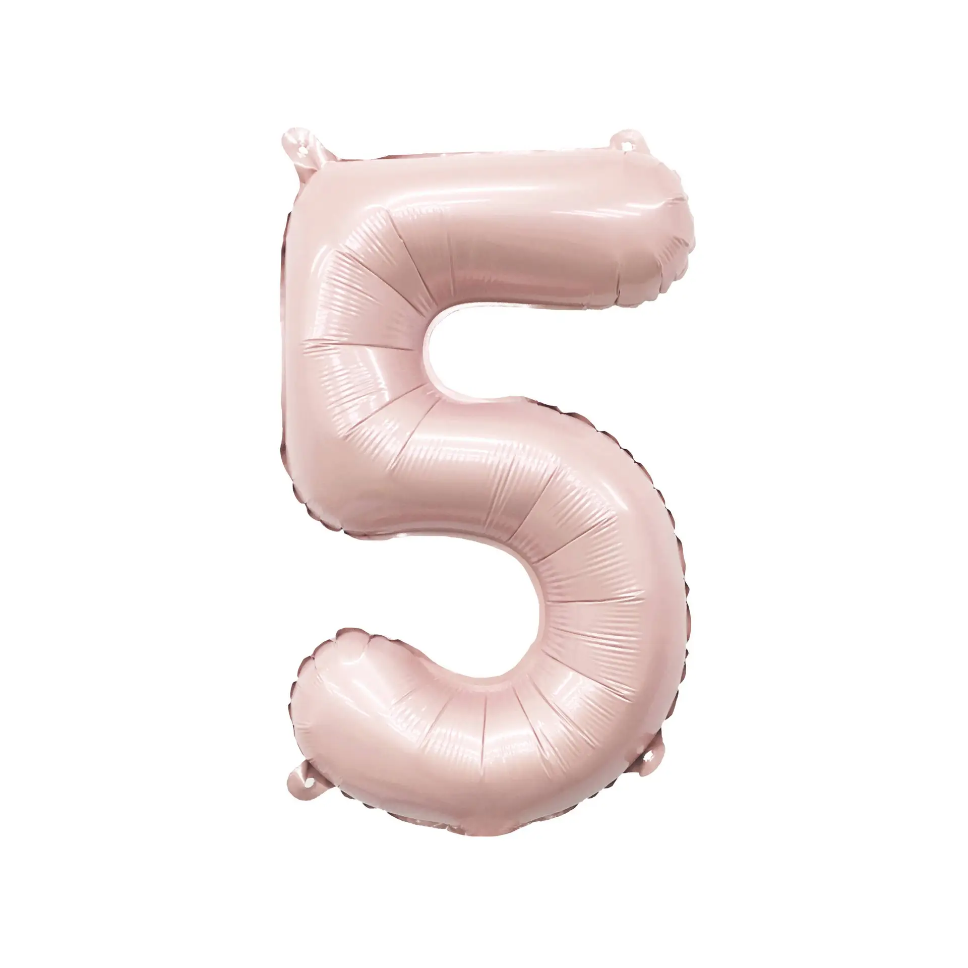 Barely Blush Mylar Number Balloons (32 Inches): 5