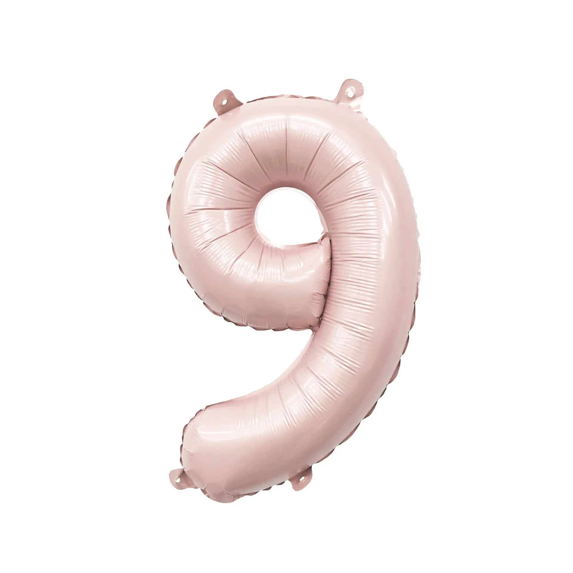 Barely Blush Mylar Number Balloons (32 Inches): 9
